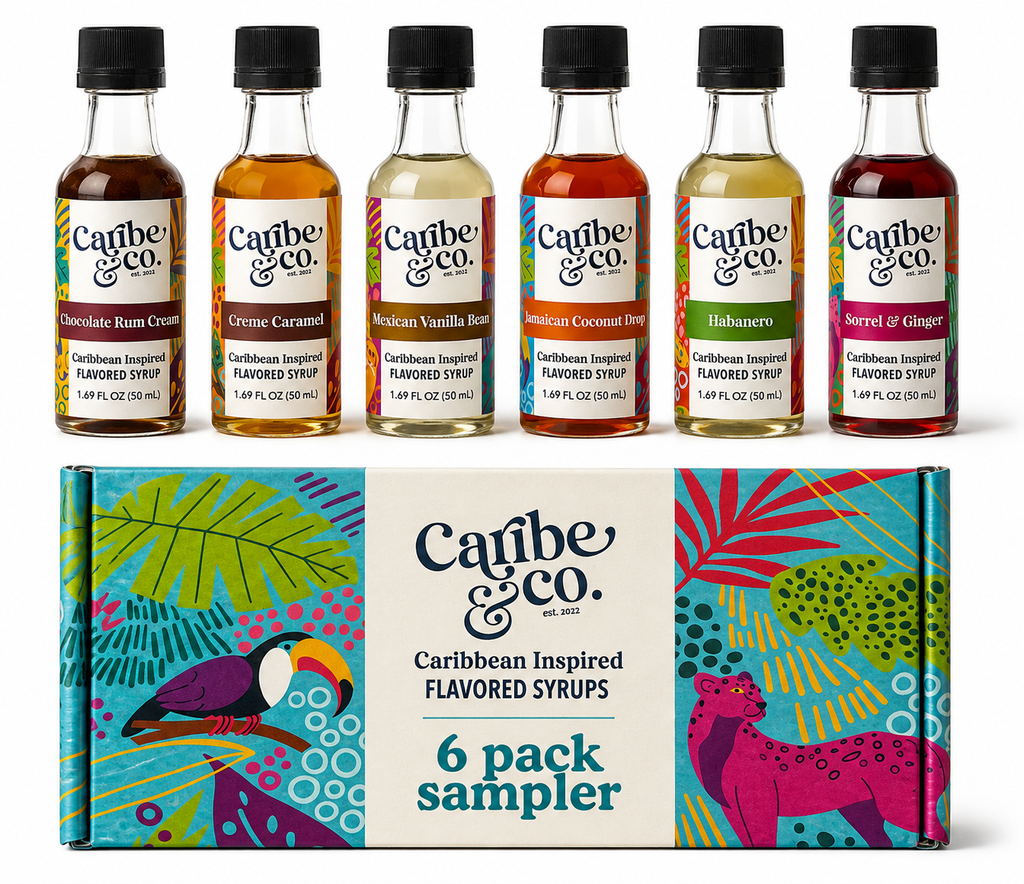 CARIBE & CO. Flavored Syrup Sampler Pack