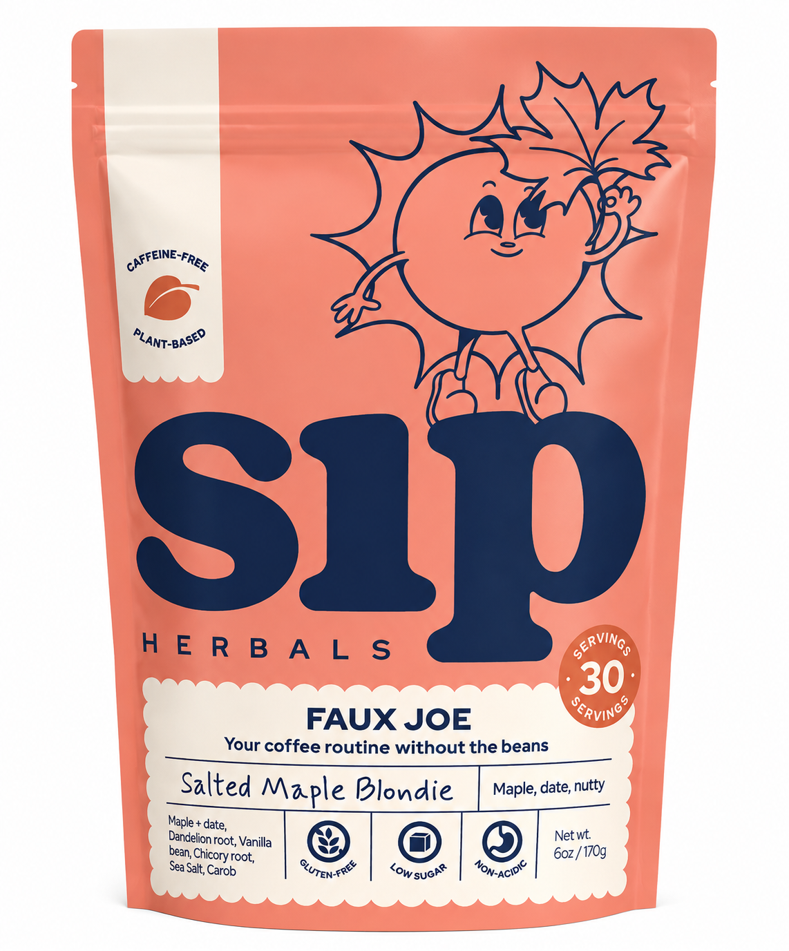 SIP HERBALS Salted Maple Blondie Coffee Alternative