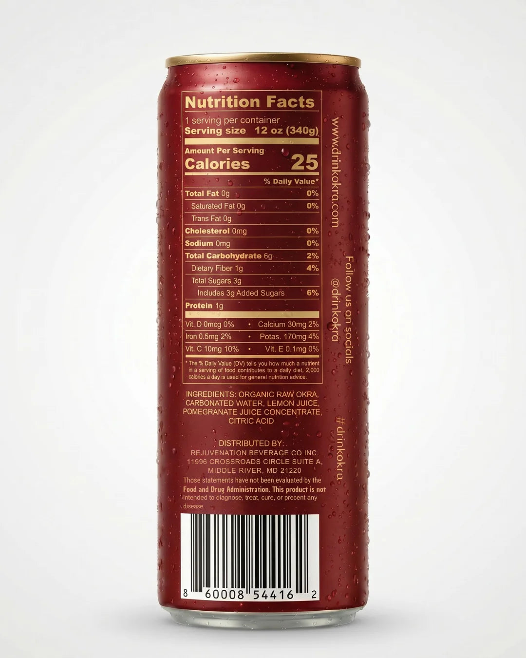 O'kra Sparkling Water