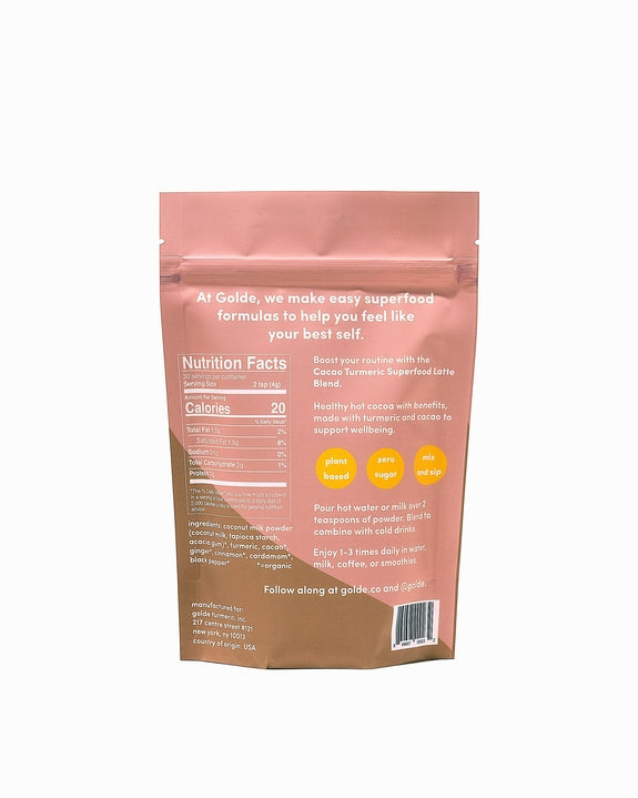 GOLDE Cacao Turmeric Latte Blend
