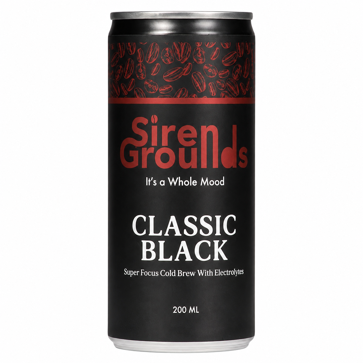 SIREN GROUNDS Classic Black Cold Brew + Electrolytes
