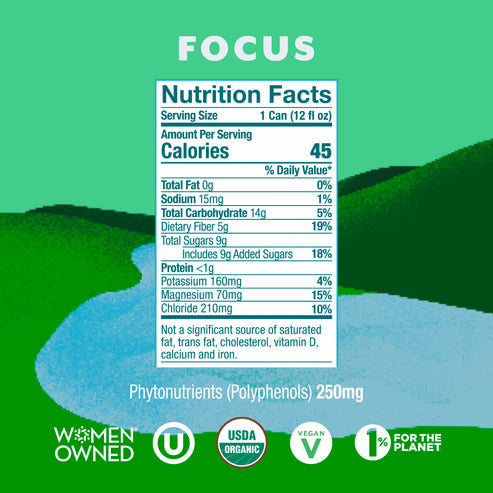HRBVOR Focus Herbal Iced Tea